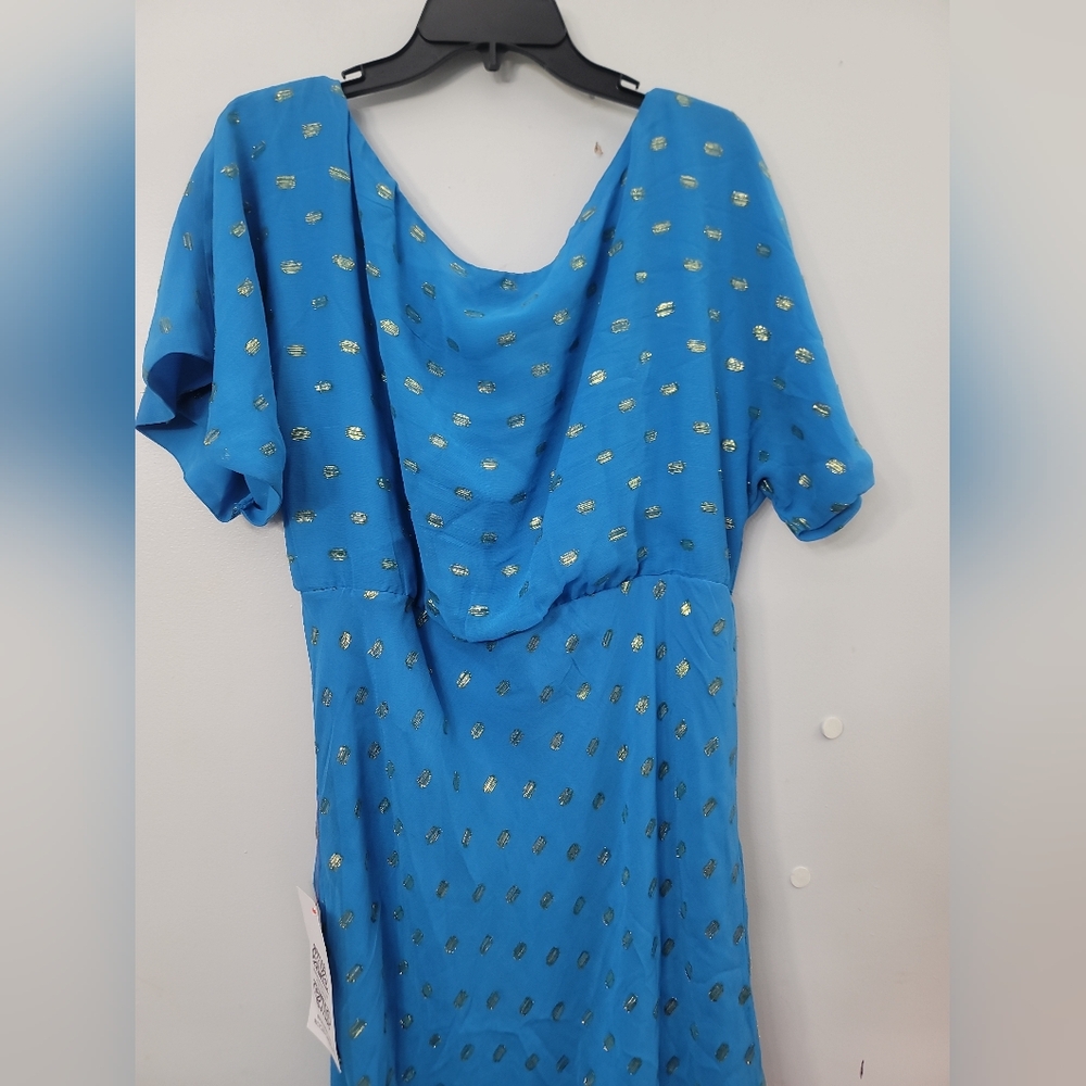 Never Fully Dressed Blue Midi Dress - Picture 6 of 8